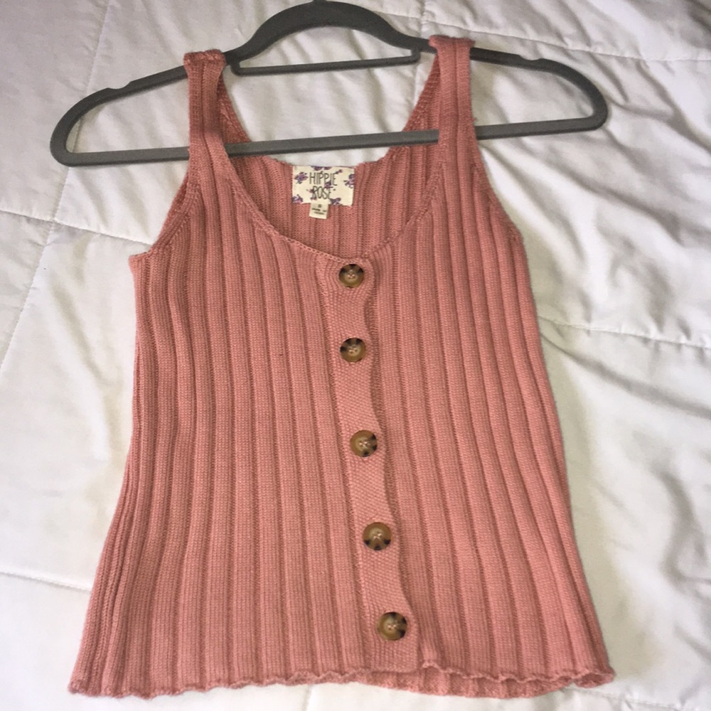 Button Tank Top